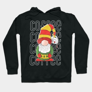 Christmas Coffee Gnome Hoodie